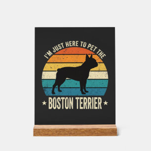 Graphique Rétro pour Amoureux de Boston Terrier_1