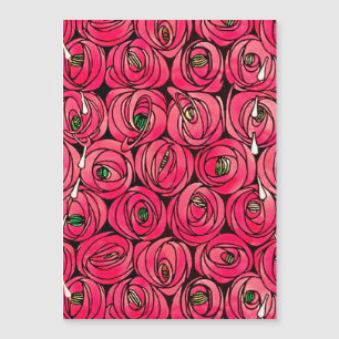 Graphique rose Art Nouveau Rennie Macintosh