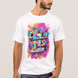 graphique t-shirt pour un événement de course coul