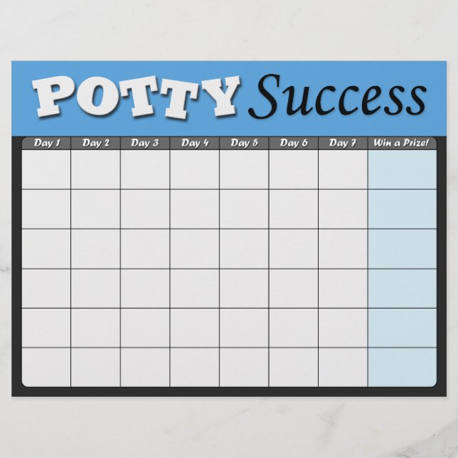 Graphiques de réussite de la formation Blue Potty (Devant)