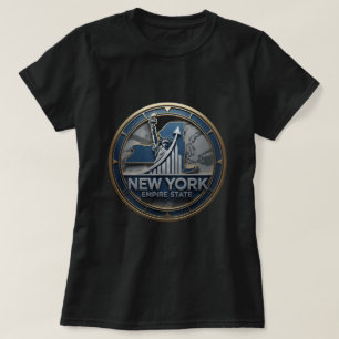 Graphiques de T-Shirt ZOYNK État de New York 00451