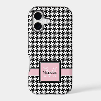 Graphisme à carreaux tendance avec monogramme pers