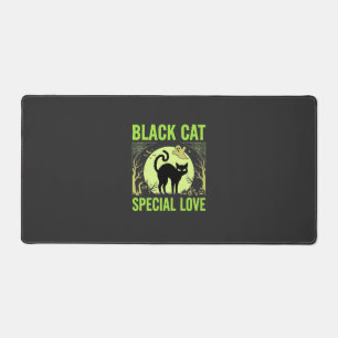 Graphisme d'amour spécial chat noir Halloween