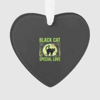 Graphisme d'amour spécial chat noir Halloween