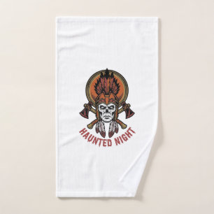 Graphisme de gravure de guerrier Halloween vintage