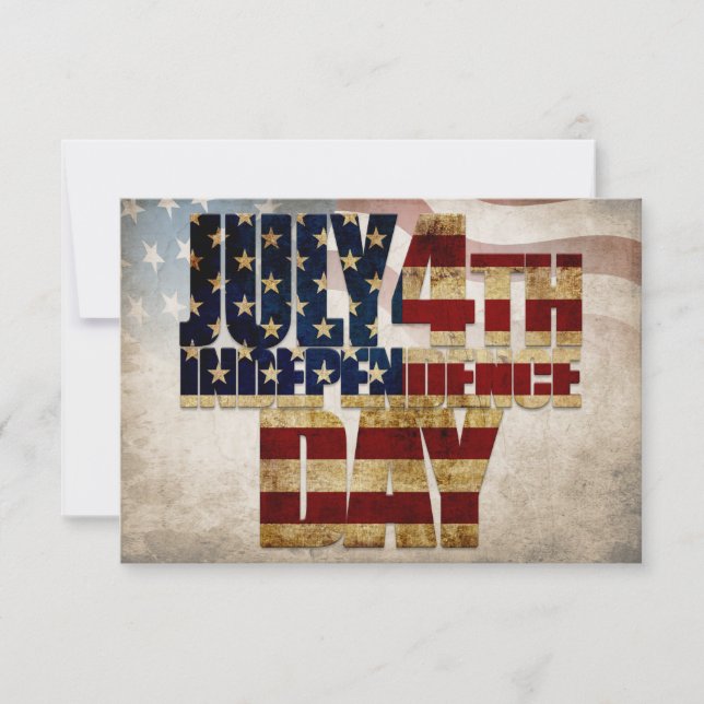 Graphisme de l'indépendance du 4 juillet Grunge US (Devant)