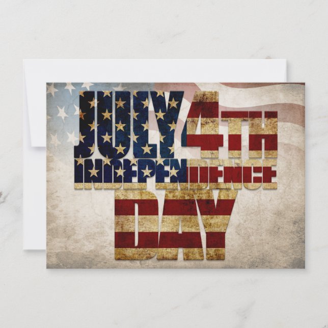 Graphisme de l'indépendance du 4 juillet Grunge US (Devant)