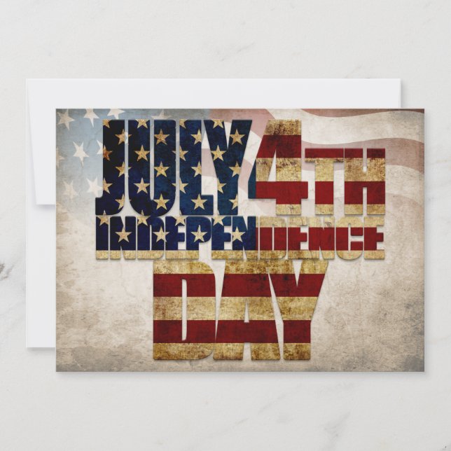Graphisme de l'indépendance du 4 juillet Grunge US (Devant)