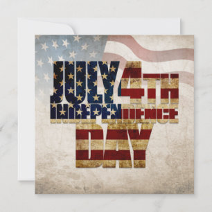Graphisme de l'indépendance du 4 juillet Grunge US