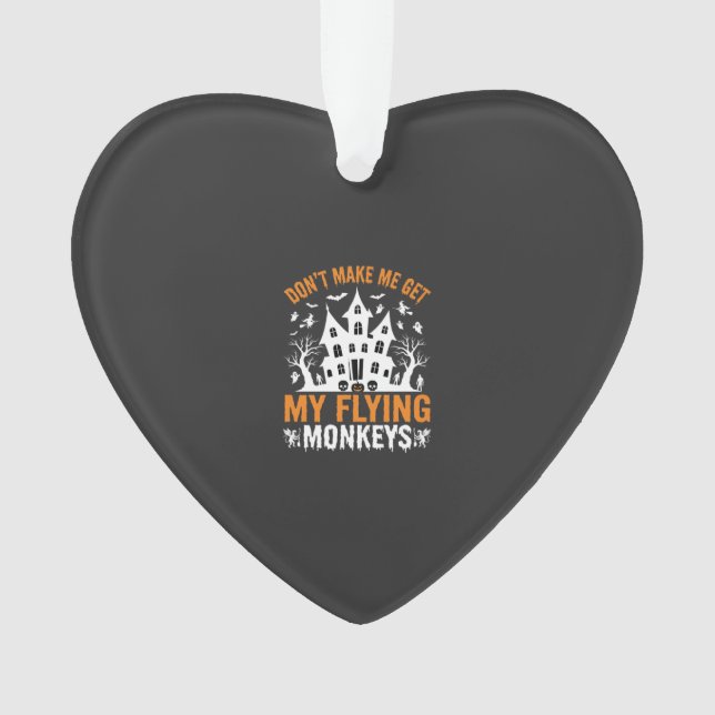 Graphisme de maison hantée de singes volants Hallo (devant)