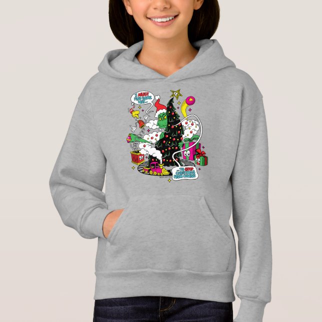 Graphisme de Noël coloré de Grinch (Devant)