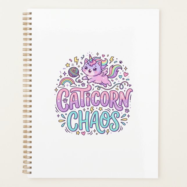 Graphisme de produit pastel mignon chaos licorne c (Devant)