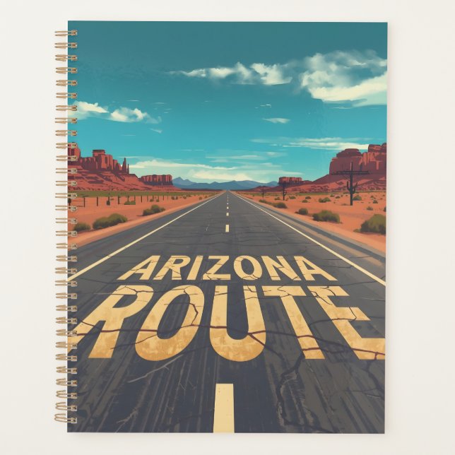 Graphisme de route désertique de l'Arizona (Devant)