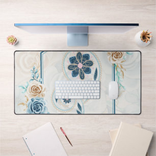 Graphisme floral bleu et sarcelle, Vie revitalisée
