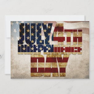 Graphisme Grunge USA 4 juillet Indépendance