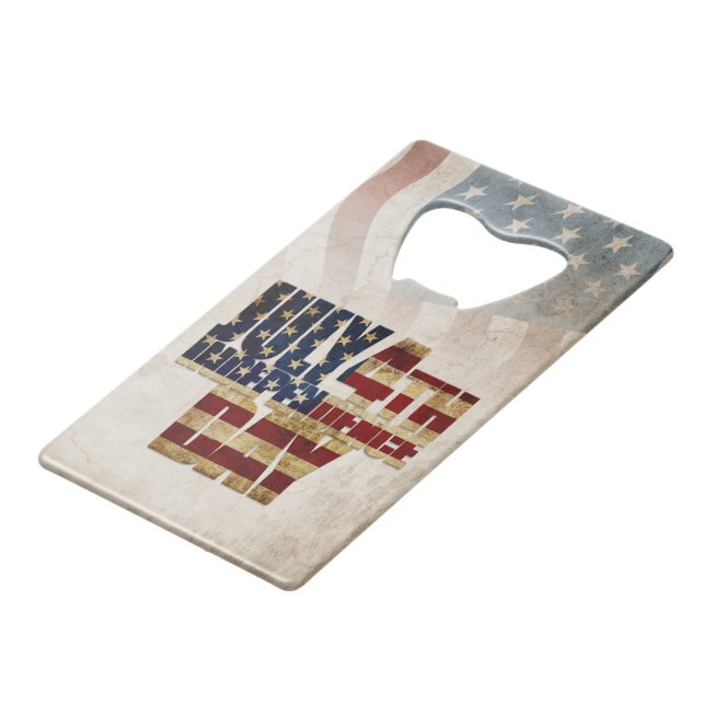 Graphisme Grunge USA 4 juillet Indépendance (Devant Angle)