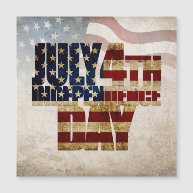 Graphisme Grunge USA 4 juillet Indépendance (Devant)