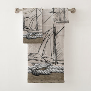 Graphisme vintage beige et Brown