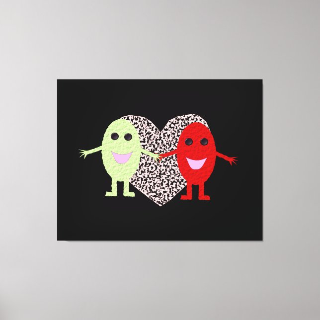 Grappes en toile d'amour Imprimer (Recto)
