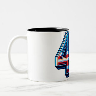 Gras 45ème Anniversaire Mug - American Flag Balloo