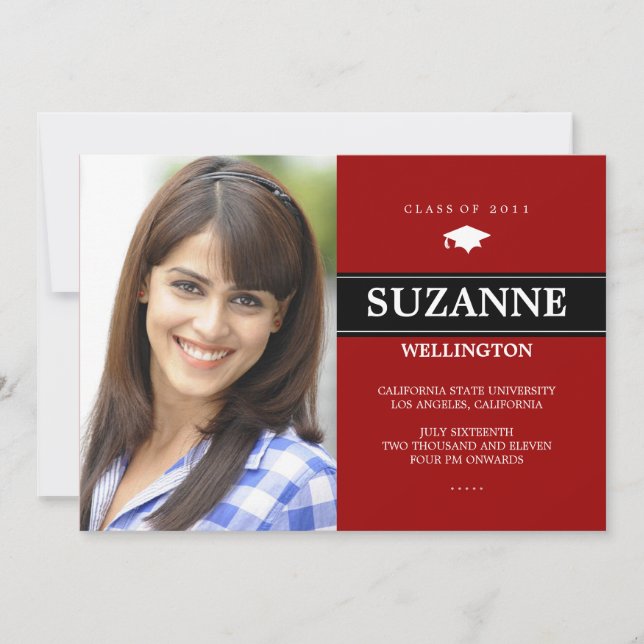 Gras Bar 1 Faire-part d'obtention d'un diplôme pho (Devant)