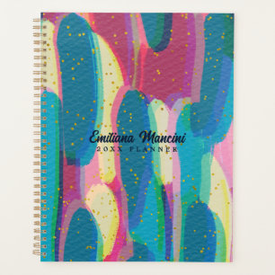 Gras coloré Abstrait Art Planner