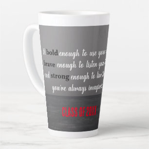 Gras, courageux, classe forte de, Latte Mug
