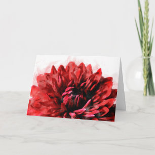 Gras Dahlia Aquarelle Crimson