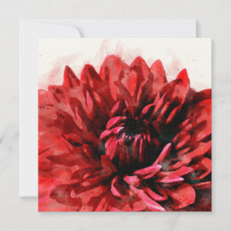 Gras Dahlia Aquarelle Crimson