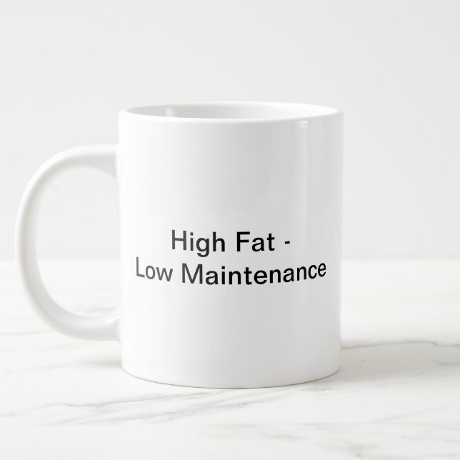 Gras élevé - Mug de maintenance faible (20 oz) (Gauche)