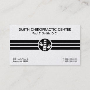 Gras Grandes Cartes de visite chiropratiques