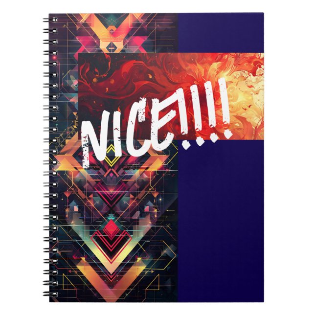 Gras Graphique "NICE ! ! ! !" Carnet (Devant)