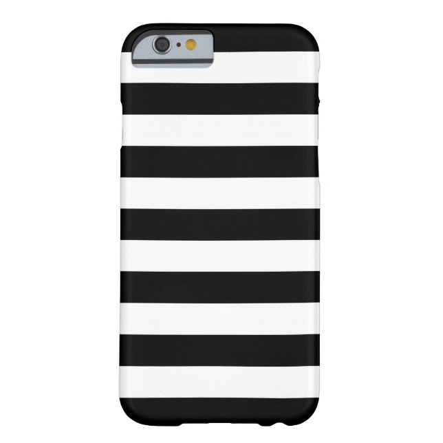 Gras Gras Gris Noir et Blanc iPhone 6 coque (Dos)