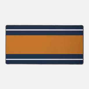 Gras Marine Large Dark Orange White Racing Stripes
