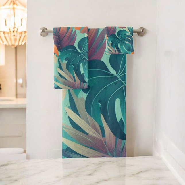 Gras Monstera Motif Feuille tropicale Printemps d' (Créateur téléchargé)