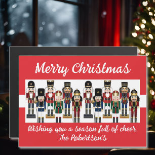 Gras Nutcrackers Texte personnalisé Carte magnétiq