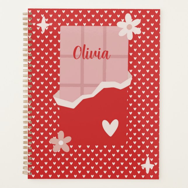 Gras Red Heart Love Design - Parfait pour Gi perso (Devant)