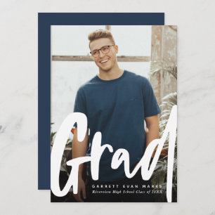 Gras tendance grad moderne graduation de photo ver