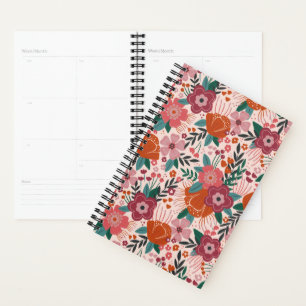 Gras Tropical Flowers Planner