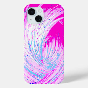 Grass et papillons sauvages iPhone 15 Coque