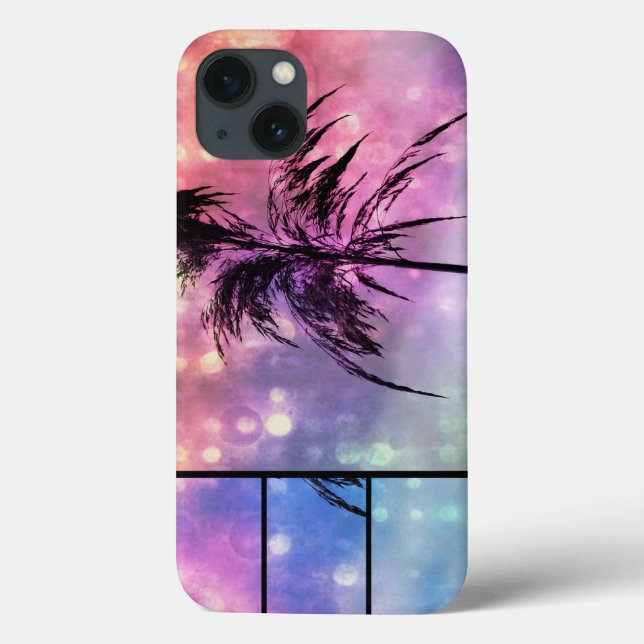 Grass Sparkel Purple, Rose N Bleu coque ipad (Verso)