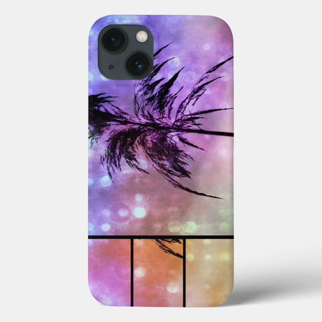 Grass Sparkel Purple, Rose N Orange coque ipad (Verso)