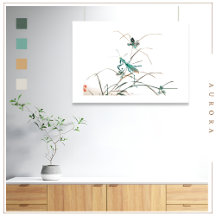 Grasshopper par Kōno Bairei (1844-1895) Poster