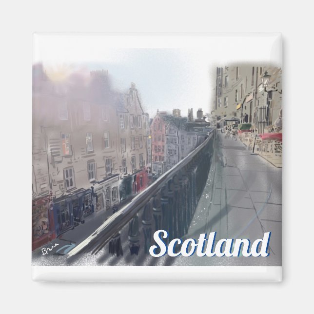 Grassmarket scotland aimant (Devant)