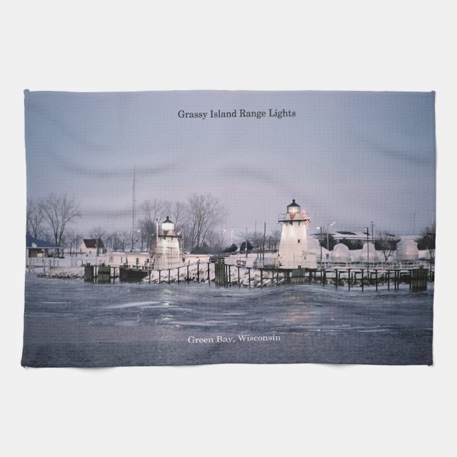 Grassy Island Range Serviette de cuisine (Horizontal)