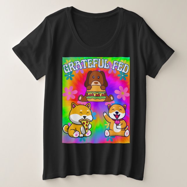 "Grateful Fed" 80's Funny Chien (Design devant)