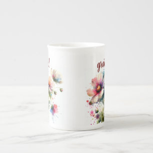 Grateful Floral Moderne Spécialité Mug