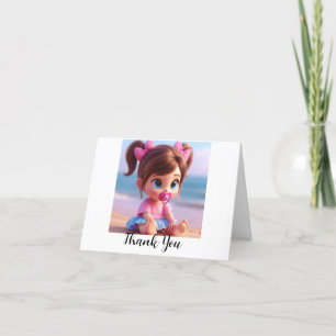 Grateful Giggles : Baby Merci Cartes