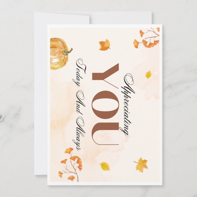 Grateful Grazing : Un Carte de remerciements de ta (Devant)