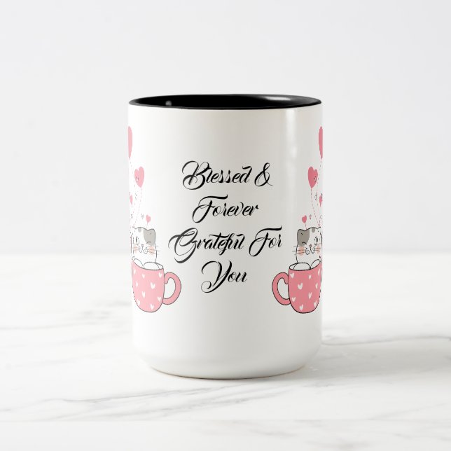 Grateful Heart Mug Cadeau Parfait Pour Hubby, Femm (Centre)